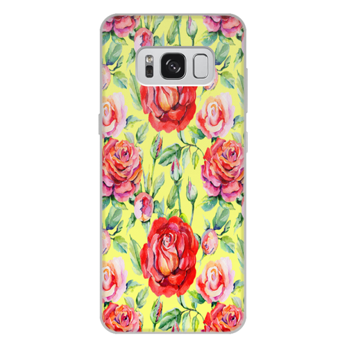 Заказать чехол для Samsung Galaxy S8/S8 Plus в Москве. Чехол для Samsung Galaxy S8 Plus, объёмная печать сад цветов от THE_NISE  - готовые дизайны и нанесение принтов.