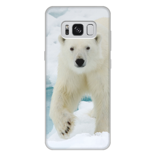Заказать чехол для Samsung Galaxy S8/S8 Plus в Москве. Чехол для Samsung Galaxy S8 Plus, объёмная печать Белый медведь от THE_NISE  - готовые дизайны и нанесение принтов.