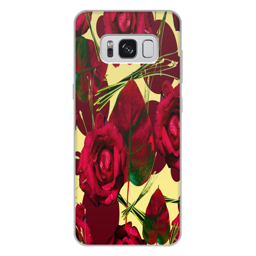 Заказать чехол для Samsung Galaxy S8/S8 Plus в Москве. Чехол для Samsung Galaxy S8 Plus, объёмная печать красные розы от THE_NISE  - готовые дизайны и нанесение принтов.