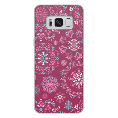 Заказать чехол для Samsung Galaxy S8/S8 Plus в Москве. Чехол для Samsung Galaxy S8 Plus, объёмная печать снежинки от THE_NISE  - готовые дизайны и нанесение принтов.