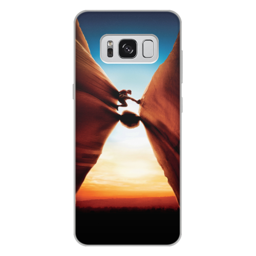 Заказать чехол для Samsung Galaxy S8/S8 Plus в Москве. Чехол для Samsung Galaxy S8 Plus, объёмная печать 127 часов от skynatural - готовые дизайны и нанесение принтов.