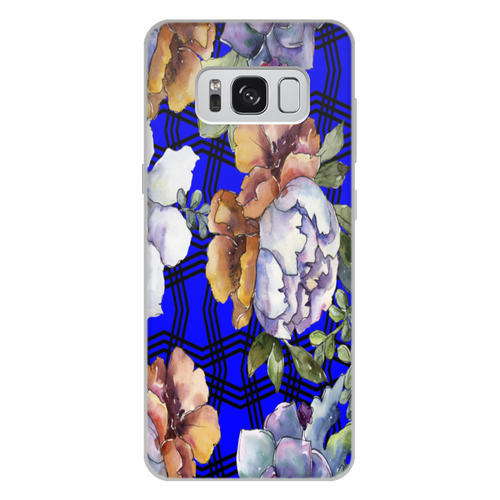 Заказать чехол для Samsung Galaxy S8/S8 Plus в Москве. Чехол для Samsung Galaxy S8 Plus, объёмная печать пионы от THE_NISE  - готовые дизайны и нанесение принтов.
