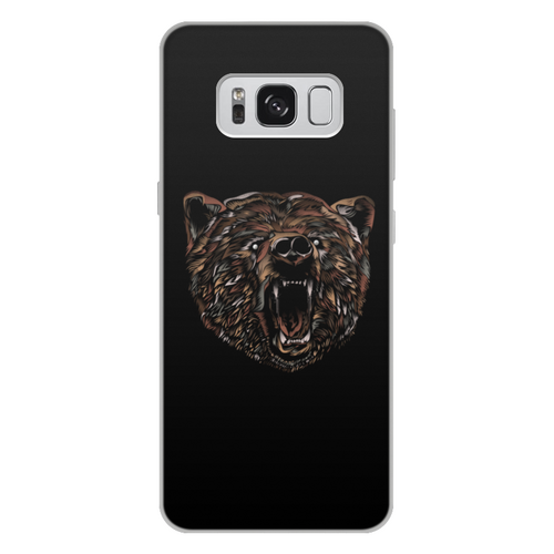 Заказать чехол для Samsung Galaxy S8/S8 Plus в Москве. Чехол для Samsung Galaxy S8 Plus, объёмная печать Пёстрый медведь от ISliM - готовые дизайны и нанесение принтов.