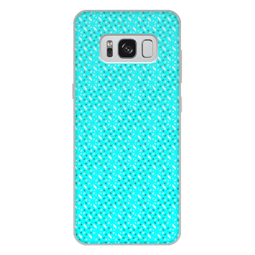 Заказать чехол для Samsung Galaxy S8/S8 Plus в Москве. Чехол для Samsung Galaxy S8 Plus, объёмная печать Голубой узор от valezar - готовые дизайны и нанесение принтов.