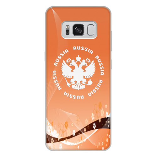 Заказать чехол для Samsung Galaxy S8/S8 Plus в Москве. Чехол для Samsung Galaxy S8 Plus, объёмная печать  герб РФ от THE_NISE  - готовые дизайны и нанесение принтов.