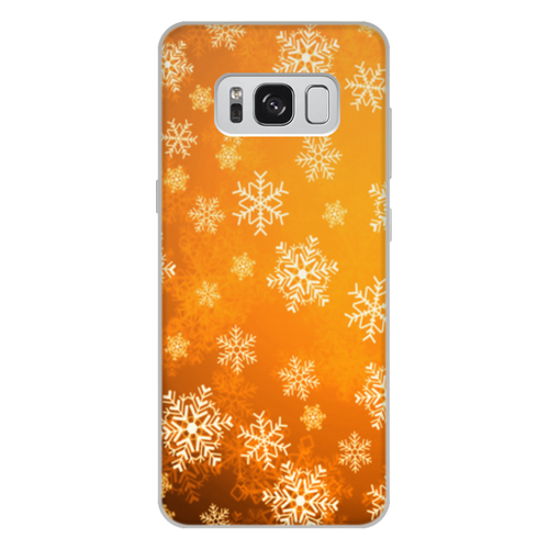 Заказать чехол для Samsung Galaxy S8/S8 Plus в Москве. Чехол для Samsung Galaxy S8 Plus, объёмная печать Снежинки от THE_NISE  - готовые дизайны и нанесение принтов.