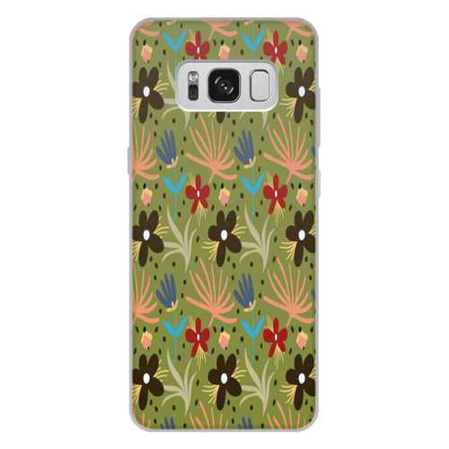 Заказать чехол для Samsung Galaxy S8/S8 Plus в Москве. Чехол для Samsung Galaxy S8 Plus, объёмная печать цветы от THE_NISE  - готовые дизайны и нанесение принтов.