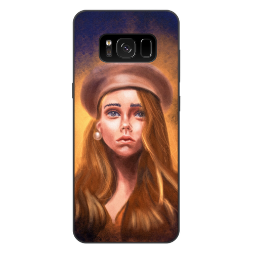 Заказать чехол для Samsung Galaxy S8/S8 Plus в Москве. Чехол для Samsung Galaxy S8 Plus, объёмная печать Девушка в шляпе от Дана Столыпина - готовые дизайны и нанесение принтов.