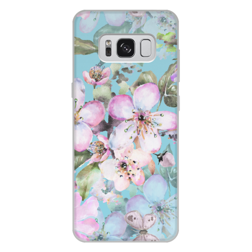 Заказать чехол для Samsung Galaxy S8/S8 Plus в Москве. Чехол для Samsung Galaxy S8 Plus, объёмная печать цветы от THE_NISE  - готовые дизайны и нанесение принтов.