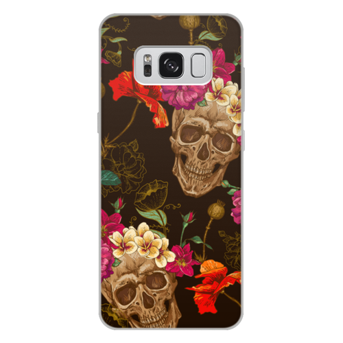 Заказать чехол для Samsung Galaxy S8/S8 Plus в Москве. Чехол для Samsung Galaxy S8 Plus, объёмная печать Череп от Ирина - готовые дизайны и нанесение принтов.
