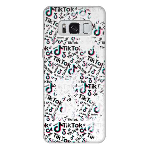 Заказать чехол для Samsung Galaxy S8/S8 Plus в Москве. Чехол для Samsung Galaxy S8 Plus, объёмная печать Tik Tok от THE_NISE  - готовые дизайны и нанесение принтов.