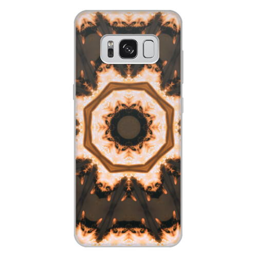 Заказать чехол для Samsung Galaxy S8/S8 Plus в Москве. Чехол для Samsung Galaxy S8 Plus, объёмная печать Кошка и огонь от Romario  - готовые дизайны и нанесение принтов.