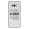 Заказать чехол для Samsung Galaxy S8/S8 Plus в Москве. Чехол для Samsung Galaxy S8 Plus, объёмная печать Ok Boomer от DESIGNER   - готовые дизайны и нанесение принтов.