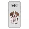 Заказать чехол для Samsung Galaxy S8/S8 Plus в Москве. Чехол для Samsung Galaxy S8 Plus, объёмная печать Собака бигль щенок от tigerda  - готовые дизайны и нанесение принтов.