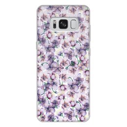 Заказать чехол для Samsung Galaxy S8/S8 Plus в Москве. Чехол для Samsung Galaxy S8 Plus, объёмная печать цветочный узор от THE_NISE  - готовые дизайны и нанесение принтов.