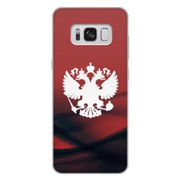 Заказать чехол для Samsung Galaxy S8/S8 Plus в Москве. Чехол для Samsung Galaxy S8 Plus, объёмная печать Герб России от THE_NISE  - готовые дизайны и нанесение принтов.