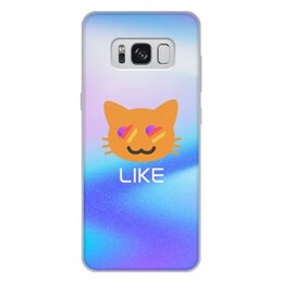 Заказать чехол для Samsung Galaxy S8/S8 Plus в Москве. Чехол для Samsung Galaxy S8 Plus, объёмная печать Likee от THE_NISE  - готовые дизайны и нанесение принтов.