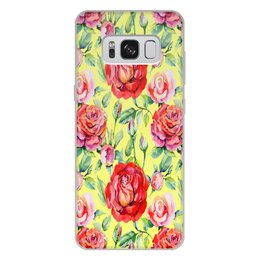 Заказать чехол для Samsung Galaxy S8/S8 Plus в Москве. Чехол для Samsung Galaxy S8 Plus, объёмная печать сад цветов от THE_NISE  - готовые дизайны и нанесение принтов.