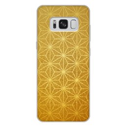 Заказать чехол для Samsung Galaxy S8/S8 Plus в Москве. Чехол для Samsung Galaxy S8 Plus, объёмная печать золотой узор от THE_NISE  - готовые дизайны и нанесение принтов.