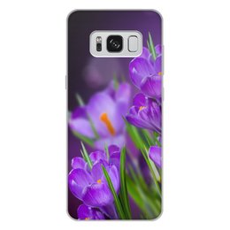 Заказать чехол для Samsung Galaxy S8/S8 Plus в Москве. Чехол для Samsung Galaxy S8 Plus, объёмная печать Цветы от THE_NISE  - готовые дизайны и нанесение принтов.