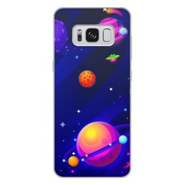 Заказать чехол для Samsung Galaxy S8/S8 Plus в Москве. Чехол для Samsung Galaxy S8 Plus, объёмная печать Планеты от THE_NISE  - готовые дизайны и нанесение принтов.