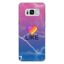 Заказать чехол для Samsung Galaxy S8/S8 Plus в Москве. Чехол для Samsung Galaxy S8 Plus, объёмная печать Likee от THE_NISE  - готовые дизайны и нанесение принтов.