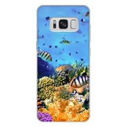 Заказать чехол для Samsung Galaxy S8/S8 Plus в Москве. Чехол для Samsung Galaxy S8 Plus, объёмная печать Морской риф от THE_NISE  - готовые дизайны и нанесение принтов.