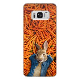 Заказать чехол для Samsung Galaxy S8/S8 Plus в Москве. Чехол для Samsung Galaxy S8 Plus, объёмная печать Кролик Питер от skynatural - готовые дизайны и нанесение принтов.