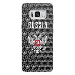 Заказать чехол для Samsung Galaxy S8/S8 Plus в Москве. Чехол для Samsung Galaxy S8 Plus, объёмная печать Russia от THE_NISE  - готовые дизайны и нанесение принтов.