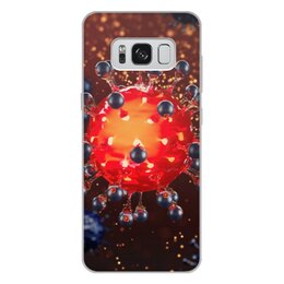 Заказать чехол для Samsung Galaxy S8/S8 Plus в Москве. Чехол для Samsung Galaxy S8 Plus, объёмная печать Coronavirus от Дана Столыпина - готовые дизайны и нанесение принтов.