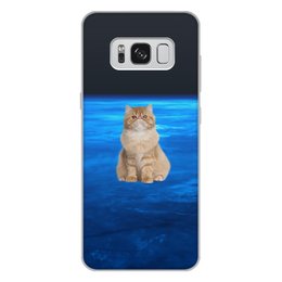 Заказать чехол для Samsung Galaxy S8/S8 Plus в Москве. Чехол для Samsung Galaxy S8 Plus, объёмная печать Кот в космосе от THE_NISE  - готовые дизайны и нанесение принтов.