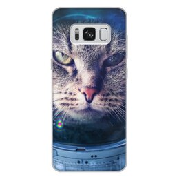 Заказать чехол для Samsung Galaxy S8/S8 Plus в Москве. Чехол для Samsung Galaxy S8 Plus, объёмная печать Кот в космосе от THE_NISE  - готовые дизайны и нанесение принтов.