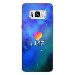 Заказать чехол для Samsung Galaxy S8/S8 Plus в Москве. Чехол для Samsung Galaxy S8 Plus, объёмная печать Likee от THE_NISE  - готовые дизайны и нанесение принтов.