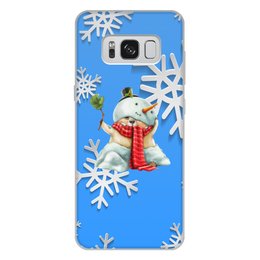 Заказать чехол для Samsung Galaxy S8/S8 Plus в Москве. Чехол для Samsung Galaxy S8 Plus, объёмная печать снеговик от THE_NISE  - готовые дизайны и нанесение принтов.