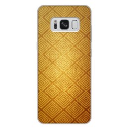 Заказать чехол для Samsung Galaxy S8/S8 Plus в Москве. Чехол для Samsung Galaxy S8 Plus, объёмная печать золотой узор от THE_NISE  - готовые дизайны и нанесение принтов.