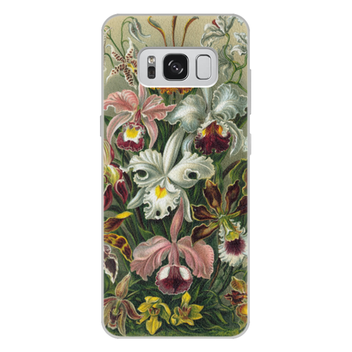 Заказать чехол для Samsung Galaxy S8/S8 Plus в Москве. Чехол для Samsung Galaxy S8 Plus кожаный Орхидеи (Orchideae, Ernst Haeckel) от Apfelbaum - готовые дизайны и нанесение принтов.