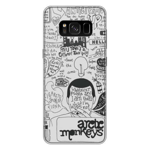 Заказать чехол для Samsung Galaxy S8/S8 Plus в Москве. Чехол для Samsung Galaxy S8 Plus силиконовый Arctic Monkeys от geekbox - готовые дизайны и нанесение принтов.