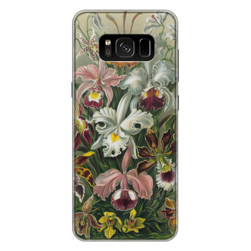 Заказать чехол для Samsung Galaxy S8/S8 Plus в Москве. Чехол для Samsung Galaxy S8 Plus силиконовый Орхидеи (Orchideae, Ernst Haeckel) от Apfelbaum - готовые дизайны и нанесение принтов.