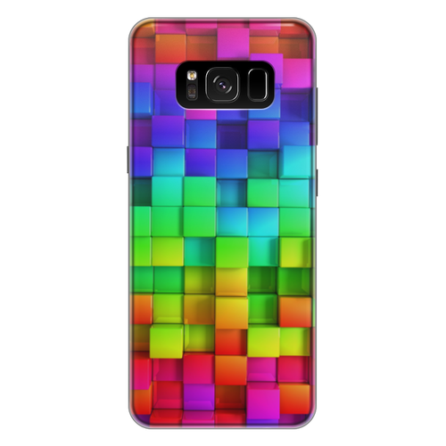 Заказать чехол для Samsung Galaxy S8/S8 Plus в Москве. Чехол для Samsung Galaxy S8 Plus силиконовый яркие краски от queen  - готовые дизайны и нанесение принтов.