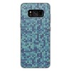Заказать чехол для Samsung Galaxy S8/S8 Plus в Москве. Чехол для Samsung Galaxy S8 Plus силиконовый Голубой вязаный узор от Antaya - готовые дизайны и нанесение принтов.