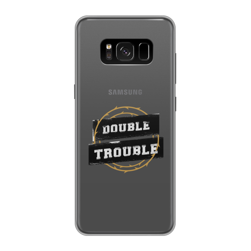 Заказать чехол для Samsung Galaxy S8/S8 Plus в Москве. Чехол для Samsung Galaxy S8 силиконовый Double Trouble от go59 - готовые дизайны и нанесение принтов.