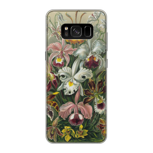Заказать чехол для Samsung Galaxy S8/S8 Plus в Москве. Чехол для Samsung Galaxy S8 силиконовый Орхидеи (Orchideae, Ernst Haeckel) от Apfelbaum - готовые дизайны и нанесение принтов.