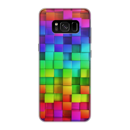 Заказать чехол для Samsung Galaxy S8/S8 Plus в Москве. Чехол для Samsung Galaxy S8 силиконовый яркие краски от queen  - готовые дизайны и нанесение принтов.