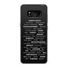 Заказать чехол для Samsung Galaxy S8/S8 Plus в Москве. Чехол для Samsung Galaxy S8 силиконовый Манта для настоящих мужчин (черный вариант) от d_ari.design@mail.ru - готовые дизайны и нанесение принтов.