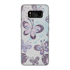 Заказать чехол для Samsung Galaxy S8/S8 Plus в Москве. Чехол для Samsung Galaxy S8 силиконовый Фиолетовые бабочки от weeert - готовые дизайны и нанесение принтов.
