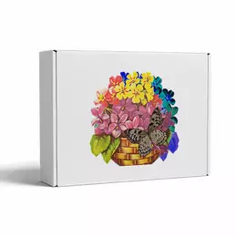 Подарочная коробка белая 33x23x10см