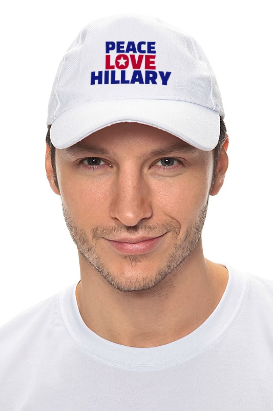 Printio Кепка Peace love hillary printio свитшот унисекс хлопковый peace love hillary