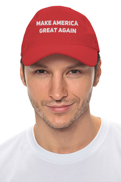 Заказать головной убор в Москве. Кепка Make America Great Again от YellowCloverShop - готовые дизайны и нанесение принтов.