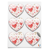 Заказать магниты в Москве. Магниты-сердца 7.5x9.7 см День святого Валентина от FireFoxa - готовые дизайны и нанесение принтов.