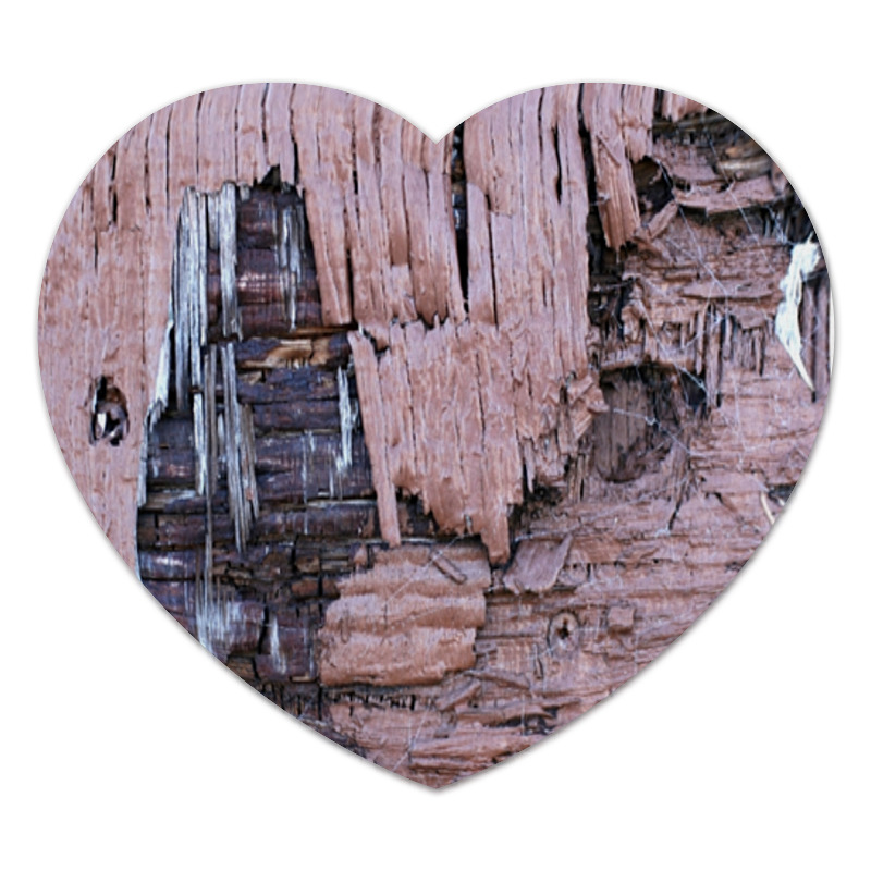 Printio Коврик для мышки (сердце) деревянная цена и фото